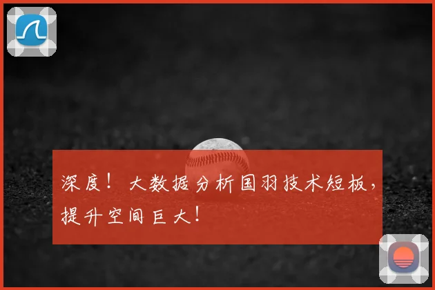 深度！大数据分析国羽技术短板，提升空间巨大！