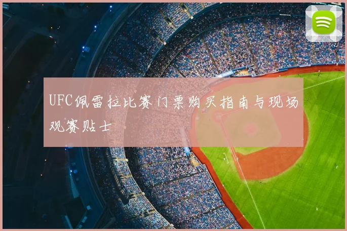UFC佩雷拉比赛门票购买指南与现场观赛贴士
