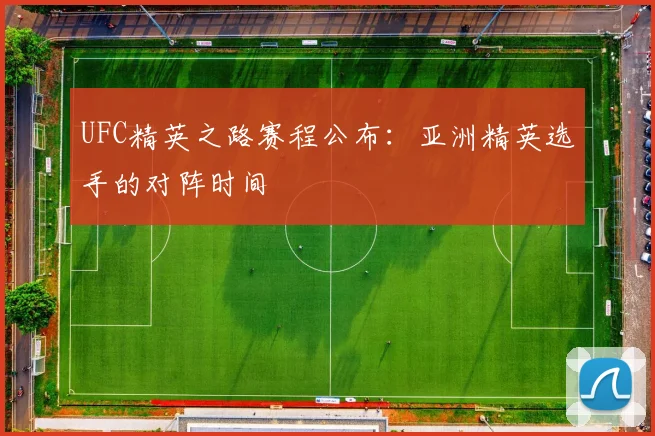UFC精英之路赛程公布:亚洲精英选手的对阵时间